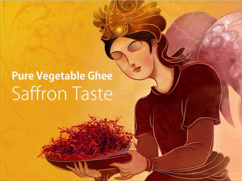Oila saffron taste vegetable ghee1